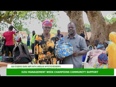 IUIU Management Students Champion Community Support By Donating Relief Support.